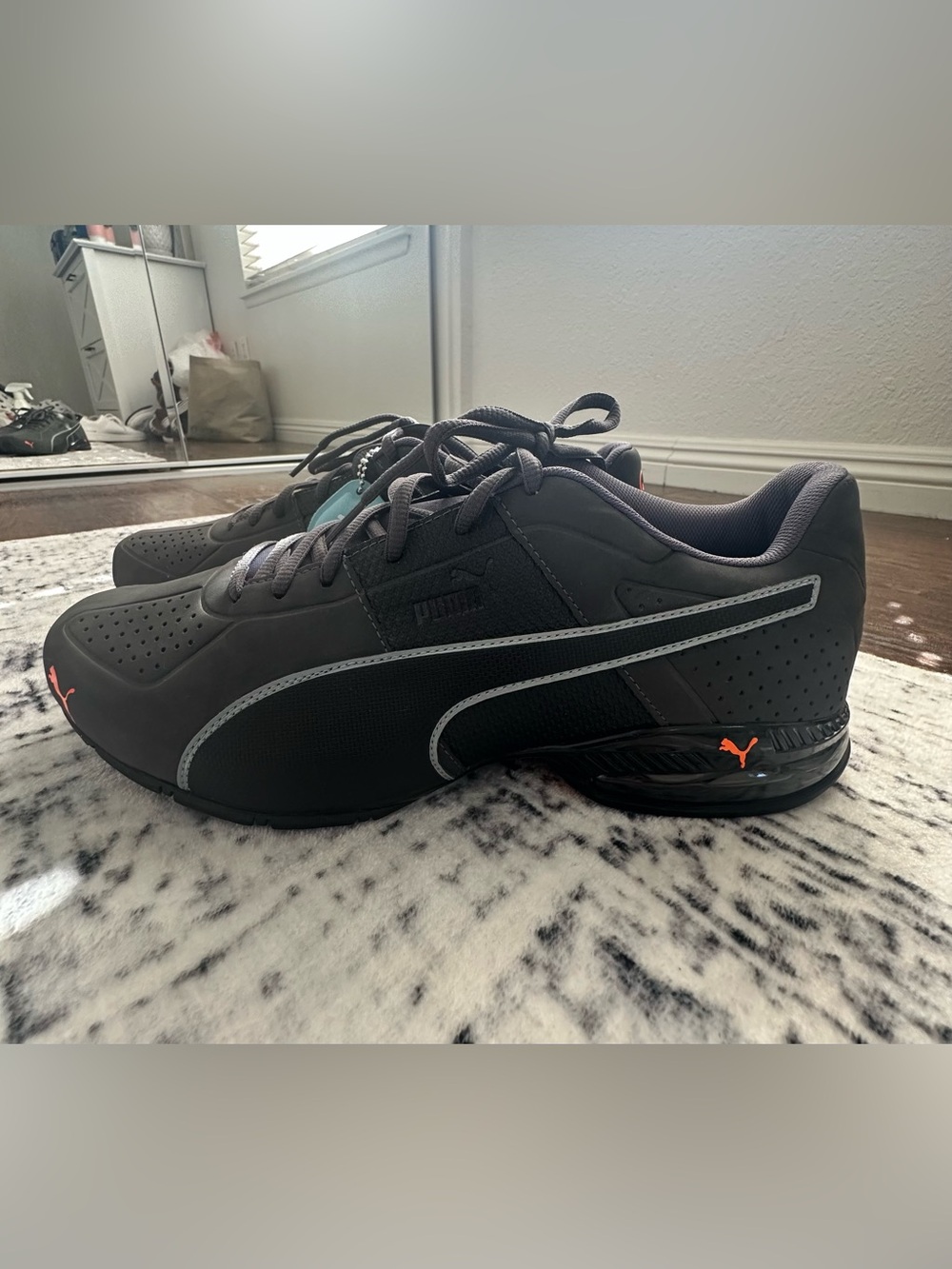 PUMA Cell Surin 2 Matte Gray Orange Men’s 11